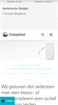 Mobile Screenshot of coloplast.be