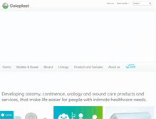 Tablet Screenshot of coloplast.co.uk